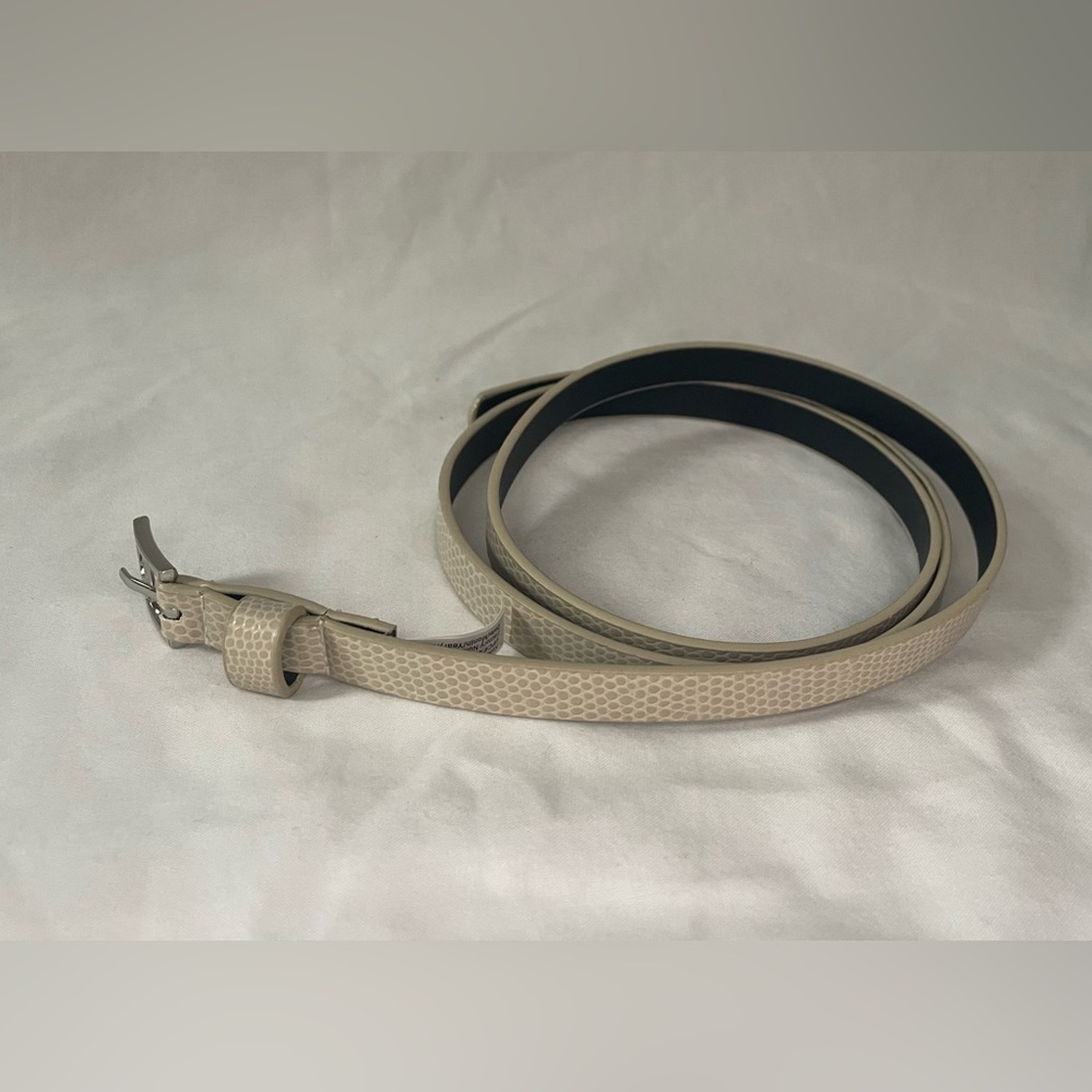 White Snake Pattern S:Small Belt